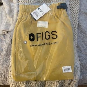 Gold Zamora High waisted scrub pant